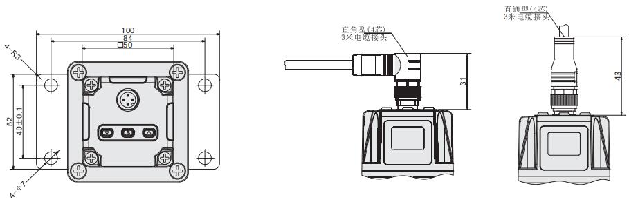 EPV3电气比例阀外形尺寸